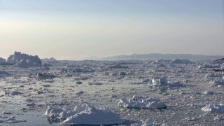 伊卢利萨特冰山时间推移视频素材模板下载