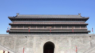 西安城墙-中国视频素材模板下载