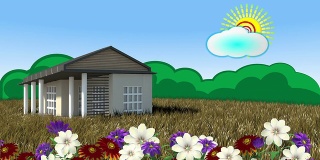 用太阳和云彩改造房子
