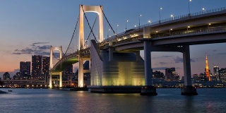 虹桥时光流逝，东京，日本