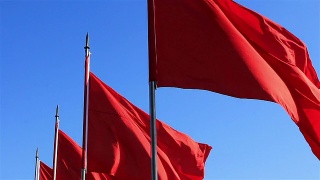 天安门红旗视频素材模板下载