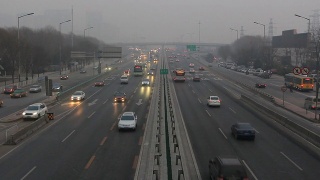 北京阴霾视频素材模板下载