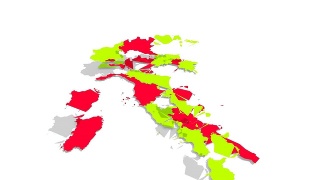 意大利-地图(高清)视频素材模板下载