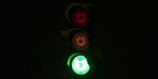 交通灯变绿