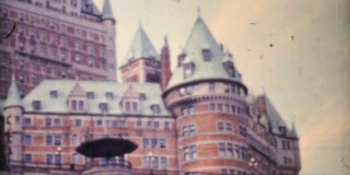 Frontenac酒店魁北克城1958年8毫米胶片
