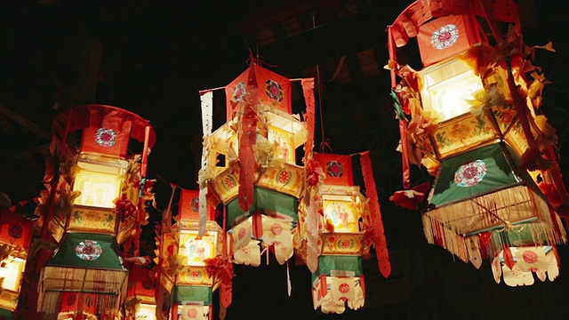 中国的灯笼。
