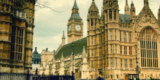 伦敦，国会大厦和大本钟