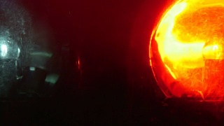 变焦:红蓝紧急车辆照明视频素材模板下载