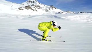 在高山滑雪视频素材模板下载