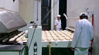 面包店生产线视频素材模板下载