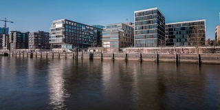 Hafencity in Hamburg Hyperlapse