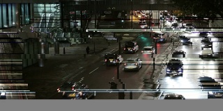 伦敦城市晚上的交通-高清视频片段-高清视频片段