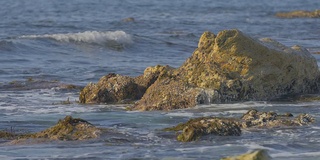 海浪和海岸，在Noto半岛，石川，日本