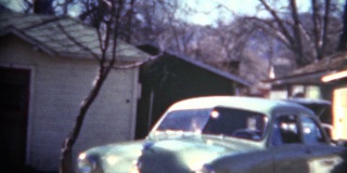 (8毫米胶片)1949年的鞋盒福特小蓝车
