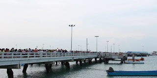 时间推移 ： 巴厘岛海码头， 芭堤雅琼布里泰国