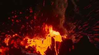 火山喷发视频素材模板下载