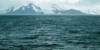 史诗般的南极洲景观组成较低