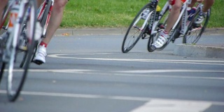HD -自行车马拉松。自行车车轮