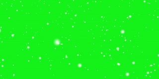 雪动画(绿屏)