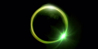 绿色日食环耀斑HD