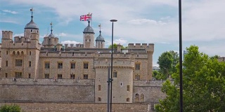 伦敦塔-皇家宫殿和强大的堡垒。英国伦敦城。