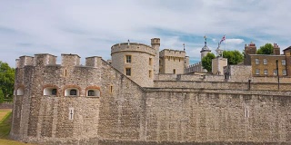 伦敦塔-皇家宫殿和强大的堡垒。英国伦敦市