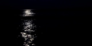 月光下的海洋