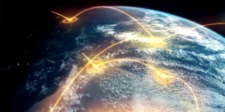 全球网络-橙色