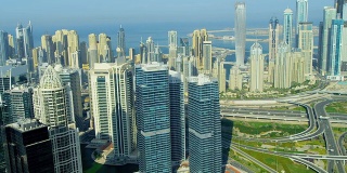 迪拜媒体城鸟瞰图