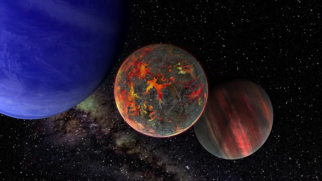 熔岩卫星和行星
