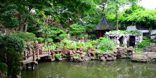中国传统私家花园-豫园，上海，中国
