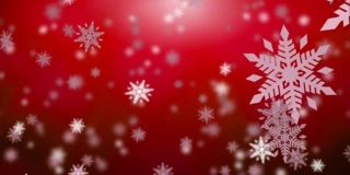 圣诞节飘落的雪花——无缝循环