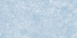 冰在冻结的窗户纹理与雪花为背景或背景