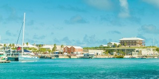 从游轮上俯瞰百慕大国王码头