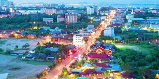 泰国芭堤雅市夜景