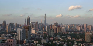 上海城市风光，4k，定时拍摄，夜景