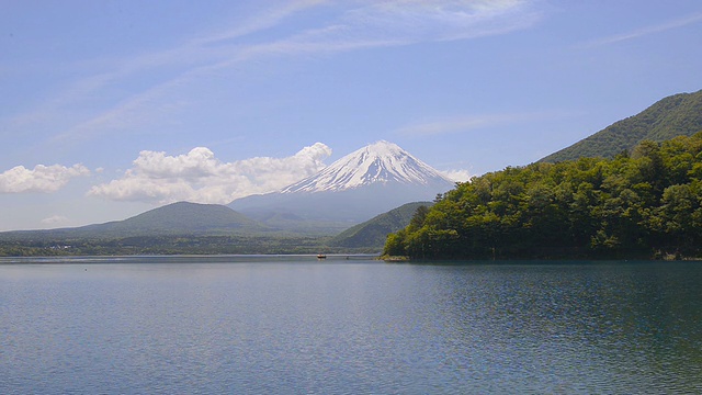 富士山和元津湖，山梨县，日本