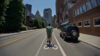 匹兹堡自行车视频素材模板下载