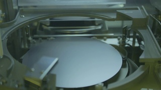 半导体制造工厂的硅片生产视频素材模板下载