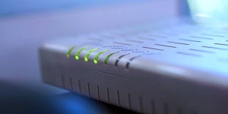 网络路由器和wifi闪烁视频，分辨率1920x1080