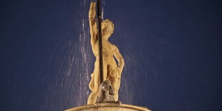 意大利那不勒斯的海王星喷泉