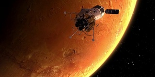 绕火星运行的星际空间站