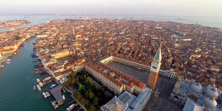威尼斯圣马可广场鸟瞰图