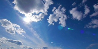 高清-夏季太阳与卷云