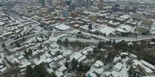 航空俄勒冈波特兰雪