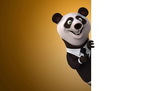 有趣的熊猫视频素材模板下载