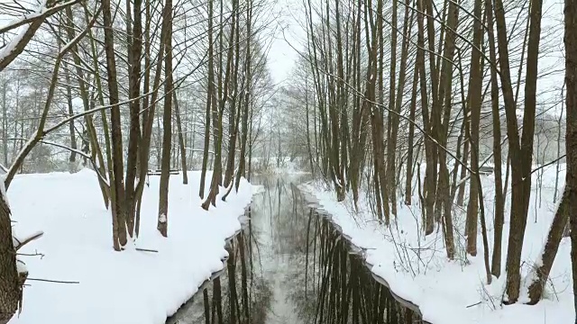 飞过河流。采用专业万向节稳定器。