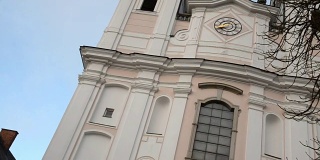 神圣的基督教波斯林堡教堂在林茨上奥地利