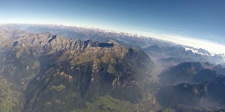 360°+阿尔卑斯山鸟瞰图- 4000米