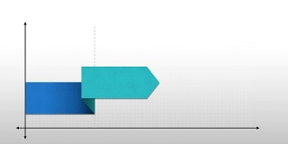 两步介绍标题框图，powerpoint演示模板。